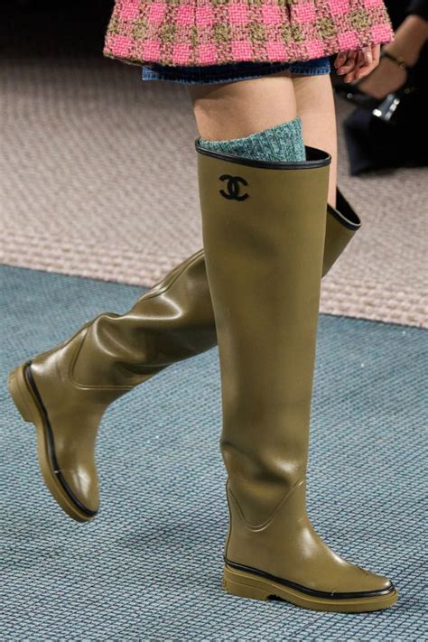 chanel ski boots|chanel rubber boots 2022.